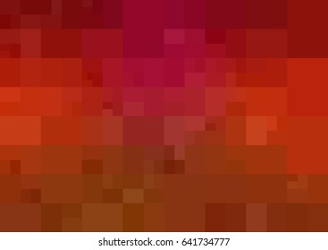 Light Red vector polygonal illustration, which consist of rectangles. Rectangular design for your business. Creative geometric background in Origami style with gradient