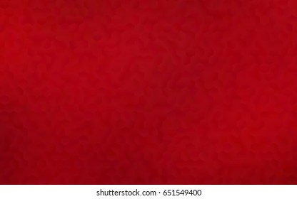 Light Red vector polygonal illustration, which consist of hexagons. Hexagonal pattern for your business design. Geometric background in Origami style with gradient. 