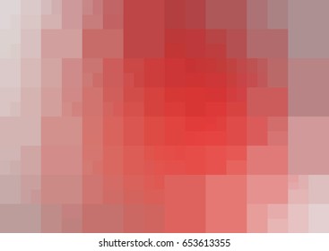 Light Red vector polygonal illustration, which consist of rectangles. Rectangular design for your business. Creative geometric background in Origami style with gradient