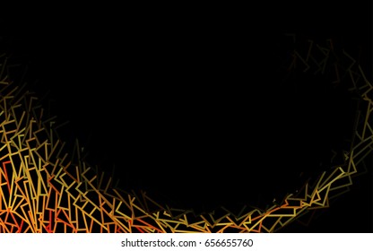 Light Red vector polygonal illustration consisting of rectangles. Rectangular design for your business. Creative geometric background in origami style with gradient.