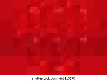 Light Red vector polygonal illustration, which consist of rectangles. Rectangular design for your business. Creative geometric background in Origami style with gradient