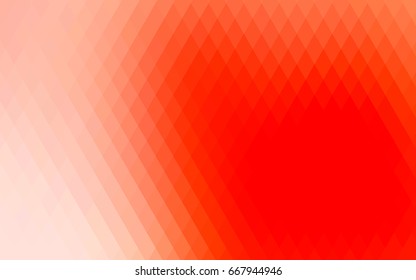 Light Red vector polygonal illustration consisting of rectangles. Rectangular design for your business. Creative geometric background in origami style with gradient.