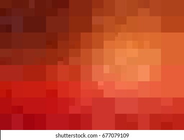 Light Red vector polygonal illustration, which consist of rectangles. Rectangular design for your business. Creative geometric background in Origami style with gradient
