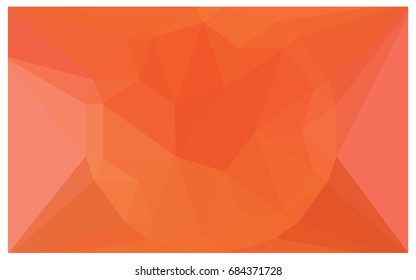 Light Red vector polygonal illustration, which consist of triangles with a gemstone in center. Triangular design of a huge diamond for your business. Creative geometric background of gems.