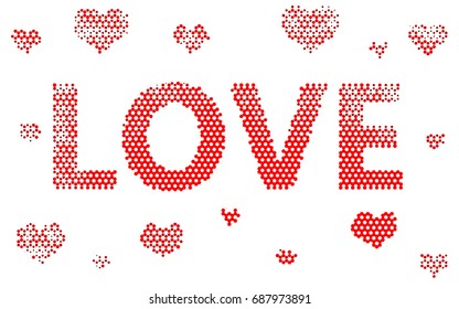 Light Red vector polygonal illustration, which consist of hexagons. Hexagonal design for your business. Creative geometric background in Origami style with gradient