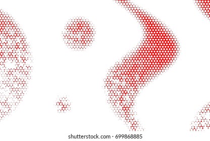 Light Red vector polygonal illustration, which consist of hexagons. Hexagonal design for your business. Creative geometric background in Origami style with gradient