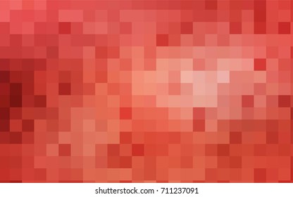 Light Red vector polygonal illustration consisting of rectangles. Rectangular design for your business. Creative geometric background in origami style with gradient.