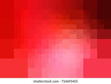Light Red vector polygonal illustration, which consist of rectangles. Rectangular pattern for your business design. Geometric background in Origami style with gradient. 