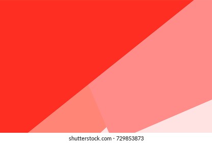 Light Red vector polygonal illustration, which consist of rectangles. Rectangular pattern for your business design. Geometric background in Origami style with gradient. 