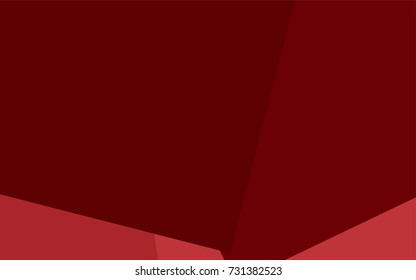 Light Red vector polygonal illustration, which consist of rectangles. Rectangular pattern for your business design. Geometric background in Origami style with gradient. 