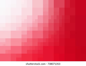 Light Red vector polygonal illustration, which consist of rectangles. Rectangular pattern for your business design. Geometric background in Origami style with gradient. 