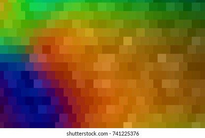Light Red vector polygonal illustration, which consist of rectangles. Rectangular pattern for your business design. Geometric background in Origami style with gradient. 