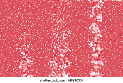 Light Red vector polygonal illustration consisting of rectangles. Rectangular design for your business. Creative geometric background in origami style with gradient.