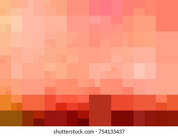 Light Red vector polygonal illustration, which consist of rectangles. Rectangular design for your business. Creative geometric background in Origami style with gradient