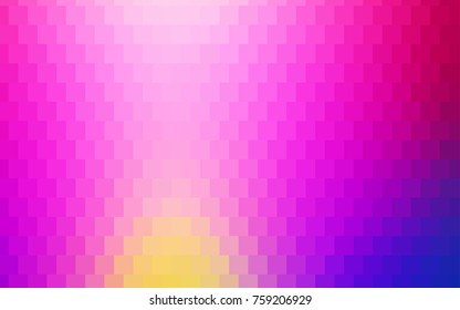 Light Red vector polygonal illustration, which consist of rectangles. Rectangular pattern for your business design. Geometric background in Origami style with gradient. 