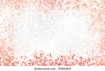 Light Red vector polygonal illustration consisting of rectangles. Rectangular design for your business. Creative geometric background in origami style with gradient.