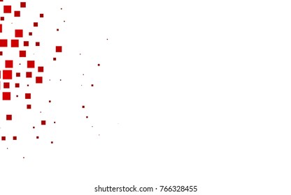 Light Red vector polygonal illustration consisting of rectangles. Rectangular design for your business. Creative geometric background in origami style with gradient.
