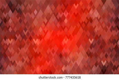 Light Red vector polygonal illustration consisting of rectangles. Rectangular design for your business. Creative geometric background in origami style with gradient.