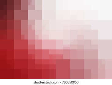 Light Red vector polygonal illustration, which consist of rectangles. Rectangular design for your business. Creative geometric background in Origami style with gradient