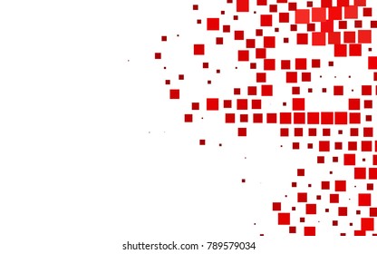 Light Red vector polygonal illustration consisting of rectangles. Rectangular design for your business. Creative geometric background in origami style with gradient.