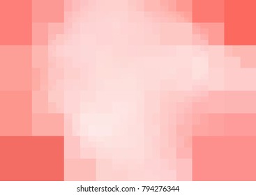 Light Red vector polygonal illustration, which consist of rectangles. Rectangular pattern for your business design. Geometric background in Origami style with gradient. 