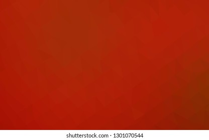 Light Red vector polygonal pattern. Colorful illustration in Origami style with gradient.  The best triangular design for your business.