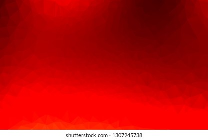 Light Red vector polygonal pattern. A completely new color illustration in a vague style. Elegant pattern for a brand book.