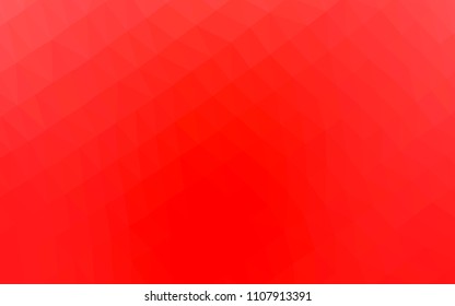 Light Red vector polygonal template. Shining colored illustration in a Brand new style. A completely new design for your business.