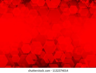 Light Red vector polygonal template. Colorful illustration in abstract style with gradient. The elegant pattern can be used as part of a brand book.