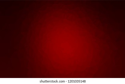 Light Red vector polygonal template. Geometric illustration in Origami style with gradient.  The completely new template can be used for your brand book.