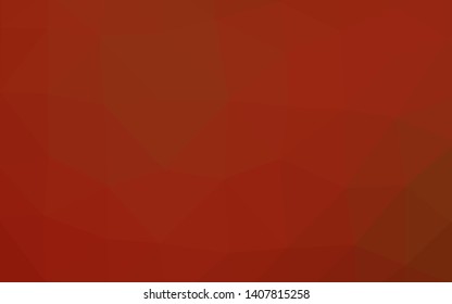 Light Red vector polygonal template. Shining colored illustration in a Brand new style. The best triangular design for your business.