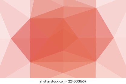 Light Red vector polygonal template. Shining colored illustration in a Brand new style. Elegant pattern for a brand book.