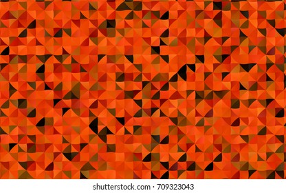 Light Red vector polygonal template. Glitter abstract illustration with an elegant design. A completely new design for your business.