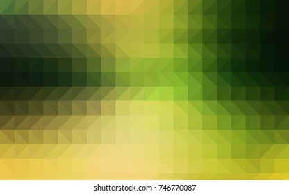 Light Red vector polygonal template. Modern geometrical abstract illustration with gradient. The elegant pattern can be used as part of a brand book.