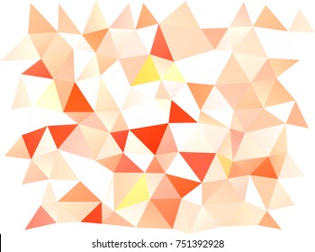 Light Red vector polygonal template. Brand-new colored illustration in blurry style with gradient. The template can be used as a background for cell phones.