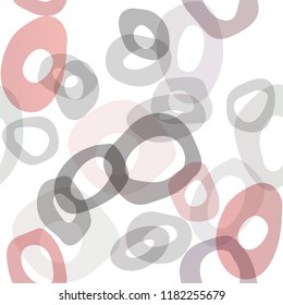 Light Red vector seamless backdrop with dots, spots. Modern abstract illustration with colorful water drops. Template for business cards, websites.