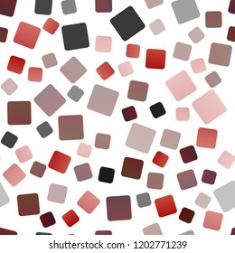 Light Red vector seamless backdrop with rectangles, squares. Beautiful illustration with rectangles and squares. Modern template for your landing page.