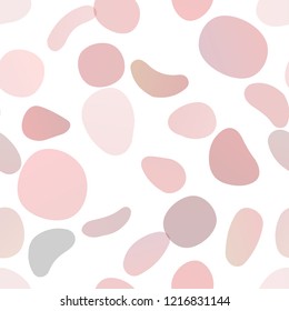 Light Red vector seamless backdrop with dots, spots. Blurred decorative design in abstract style with bubbles. Trendy design for wallpaper, fabric makers.