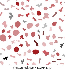 Light Red vector seamless background with bubble shapes. Brand-new colored illustration in marble style with gradient. The elegant pattern for brand book.