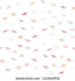 Light Red vector seamless background with straight lines. Decorative shining illustration with lines on abstract template. Smart design for your business advert.
