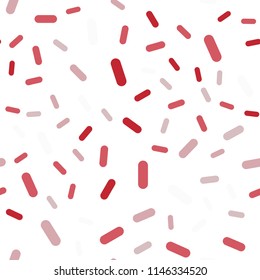 Light Red vector seamless background with straight lines. Modern geometrical abstract illustration with Lines. Template for your beautiful backgrounds.