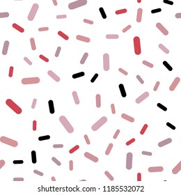 Light Red vector seamless background with straight lines. Glitter abstract illustration with colored sticks. Pattern for your busines websites.