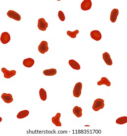 Light Red vector seamless background with bubbles. Abstract illustration with colored bubbles in nature style. Template for business cards, websites.