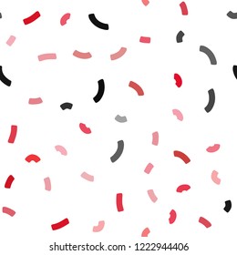 Light Red vector seamless background with bubble shapes. A sample with blurred bubble shapes. New composition for your brand book.