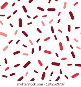 Light Red vector seamless background with straight lines. Lines on blurred abstract background with gradient. Pattern for your busines websites.