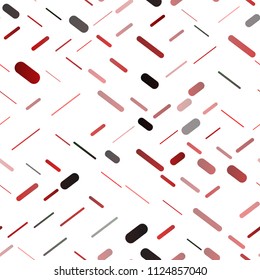 Light Red vector seamless cover with long lines. Modern geometrical abstract illustration with staves. The pattern can be used for websites.