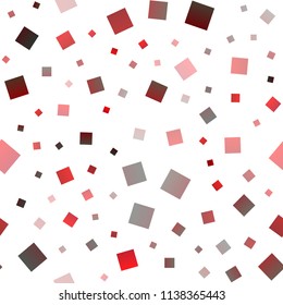 Light Red vector seamless cover in polygonal style. Beautiful illustration with rectangles and squares. Smart design for your business advert.