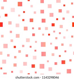 Light Red vector seamless cover in polygonal style. Rectangles on abstract background with colorful gradient. Pattern can be used for websites.