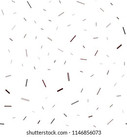 Light Red vector seamless cover with long lines. Glitter abstract illustration with colored sticks. The template can be used as a background.