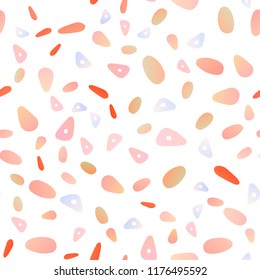 Light Red vector seamless cover in polygonal style with circles. Circles, lines on abstract background with colorful gradient. Best design for your ad, poster, banner.